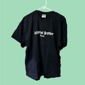 Jerzees Black Graphic Tee “Belligerent Brother”